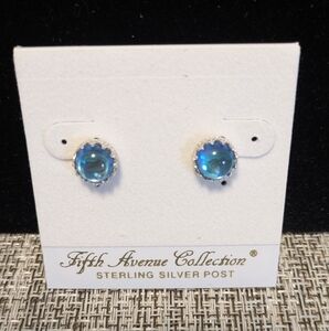 Blue Moon Stud Earrings